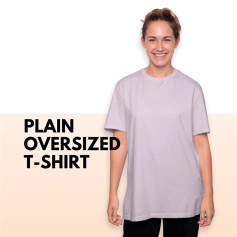 Oversized Women's Plain T-Shirts | Stylish & Comfortable Tops for Women ...