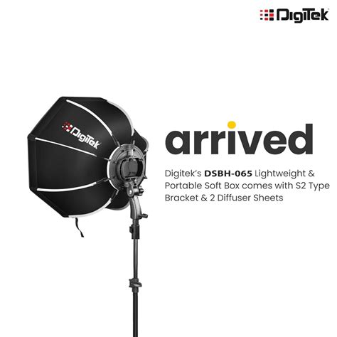 DIGITEK® (DSBH-065) Portable 65cm Octa Soft Box Kit with S2 Type ...