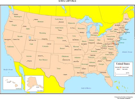 Map of Us without States Labeled Map of the united states labeled ...
