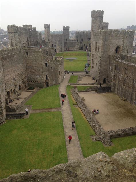 Inside Caernarfon Castle, Wales : r/castles