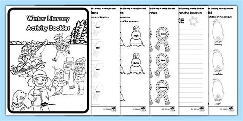 2nd Grade Winter Literacy Activities Booklet | Twinkl USA