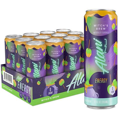 Alani Nu Energy Drink, Witch's Brew, 12 Oz Can (Pack of 12) - Walmart.com