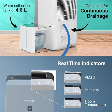 Buy SHARP DW-J27FM-S Dehumidifier & Air Purifier with Plasmacluster ...
