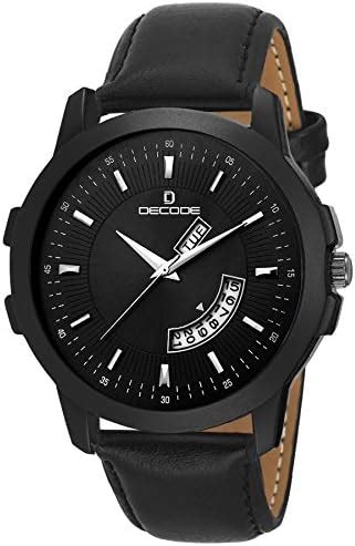 Decode Matrix Analog Dial Men's Watch-Exquisite All Black Collection ...