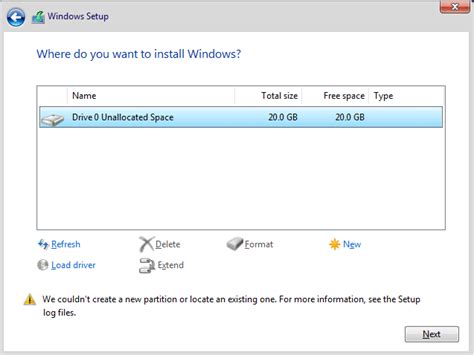 Image result for Create Partition Unallocated