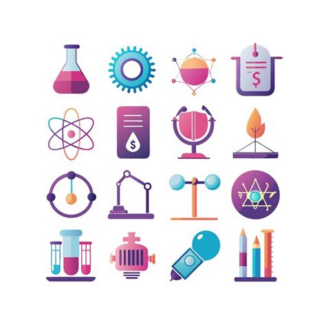 Science icon set | Premium AI-generated vector