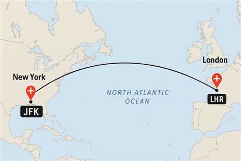 How Far is the UK from the US? Flight Times & Distances