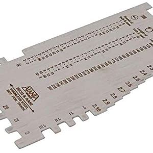 Aone Bangle & Bracelet Scale Gauge in Inch, Aani & Metric for Measuring ...