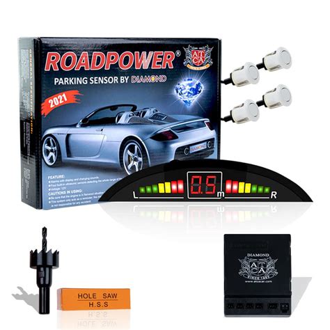 Roadpower Car Auto Vehicle Reverse Backup Radar System With 4 ...