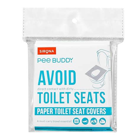 PEE BUDDY Disposable Toilet Seat Covers - 20 Sheets | No Direct Contact ...