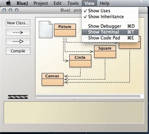 BlueJ GUI 的图像结果