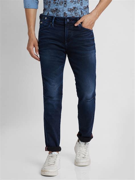 Buy Best Men Dark Blue Slim Fit Solid Jeans Online at Killer Jeans | 540431
