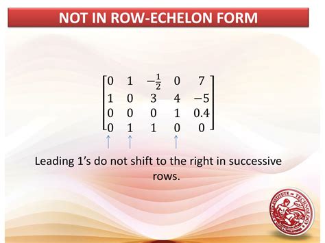 Image result for Row Echelon Form Tutorial