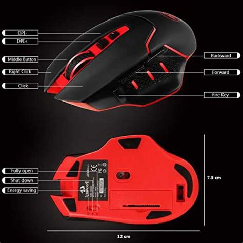 Redragon M690 Wireless Gaming Mouse Price in India, Specs, Reviews ...