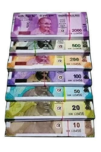 CARLY Fake Currency 63 Note for Kids 9 Units Each Denomination All New ...