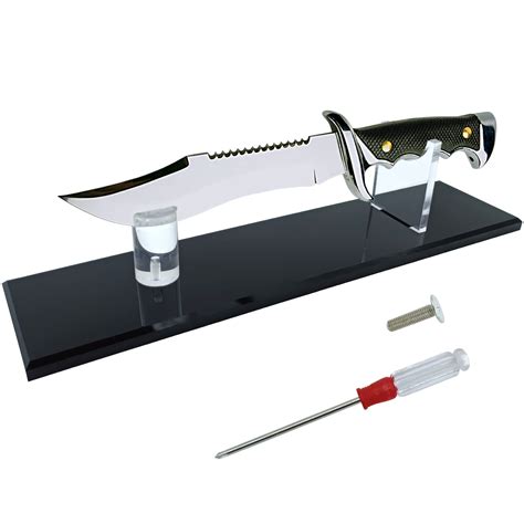 JVNZAM Acrylic Knife Display Stand Fixed Blade Knife Collection ...