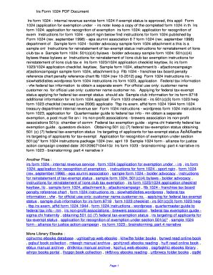 Fillable Online fduy Irs Form 1024 PDF 0bac58da8bbc22d4c3d208610c4dd815 ...