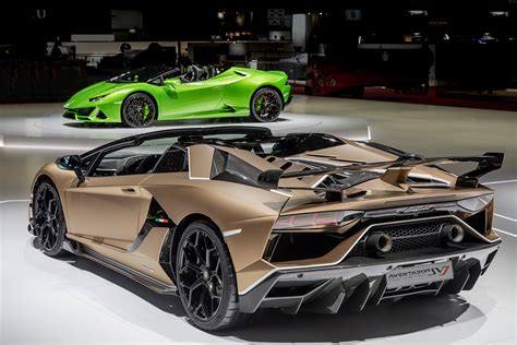Lamborghini Huracan EVO Spyder and Aventador SVJ Roadster Unveiled in Geneva – WHEELS.ca