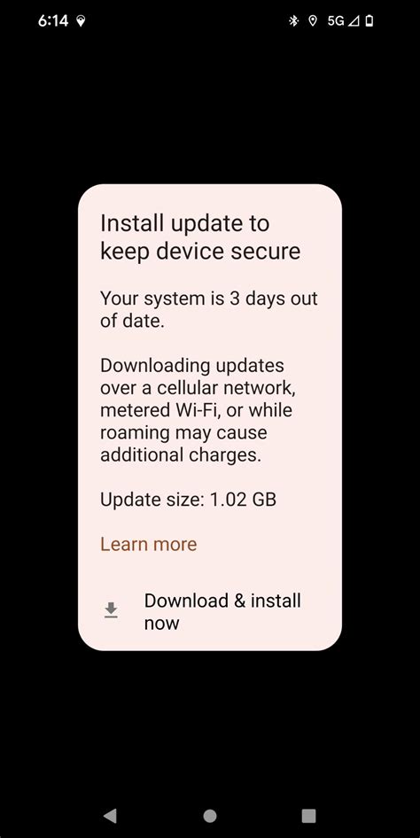 Image result for Android Update Prompt