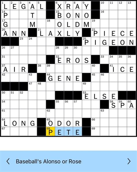 Got one, NYT Crossword : r/NewYorkMets