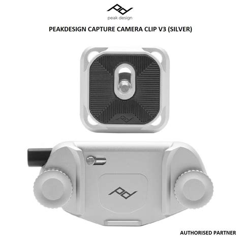 PeakDesign Capture Camera Clip v3 (Silver) | Future Forward