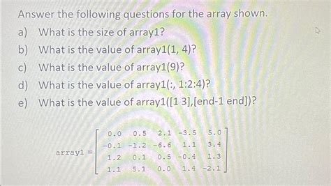 Image result for Array Questions