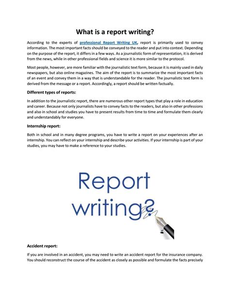 Image result for Report Writing Sample Examples