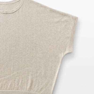 W's Lyocell blended dolman sleeve sweater | MUJI