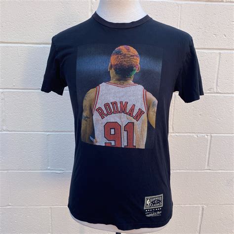 Mitchell & Ness Dennis Rodman T-Shirt Adult M Medium … - Gem