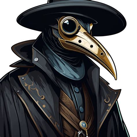 Steampunk Plague Doctor Artwork - Free Download - AI Scribbles