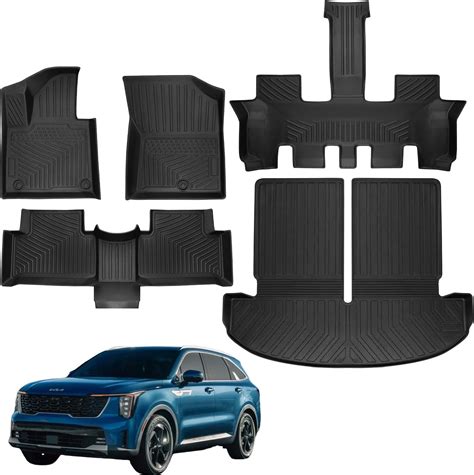 Amazon.com: BAMACAR for KIA Sorento Floor Mats 2021-2024(Gas) All ...
