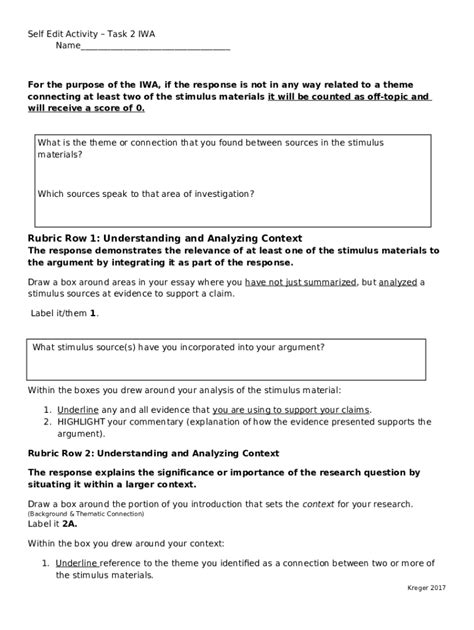 AP Seminar Student Samples from the 2023 Exam ... Doc Template | pdfFiller