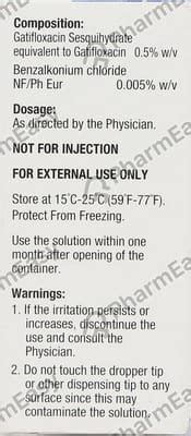 Zymaxid Eye Drops: Uses, Side-effects, Price, Dosage & More Info ...