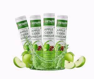 Xetafit Apple Cider Vinegar Effervescent Tablets | 500mg ACV, Vit B6 ...
