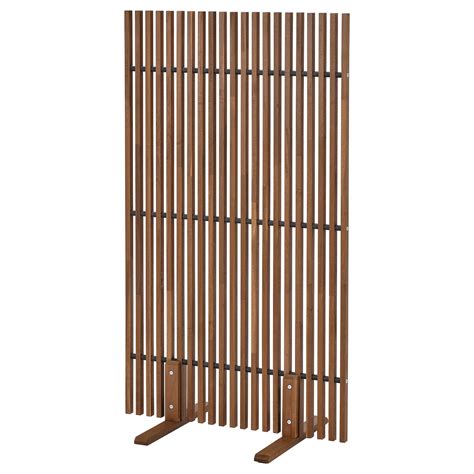 NÄMMARÖ privacy screen, light brown stained indoor/outdoor, 551/8x311 ...