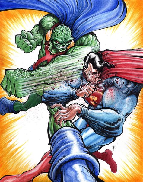 Martian Manhunter Vs Superman