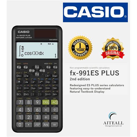 Casio Scientific Calculator Fx-991Es Plus Battery at Brittany Moya blog
