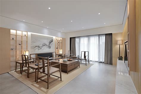 220平米新中式风格-房天下家居装修网