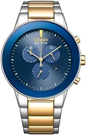CITIZEN Stainless Steel Analog Blue Dial Men Watch-At2244-84L, Multi ...
