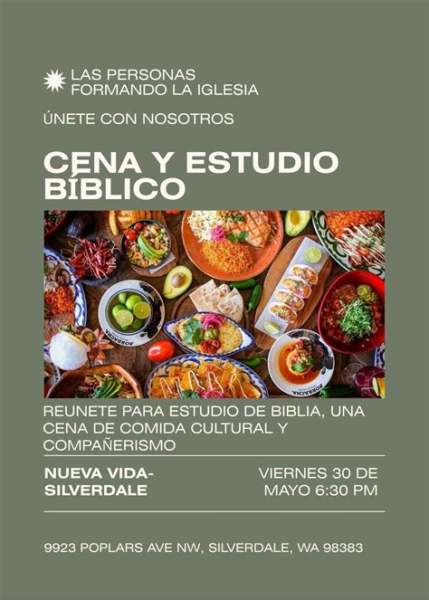Cena y Estudio Biblico, newlife.tv (Central Kitsap), Silverdale, 30 May ...
