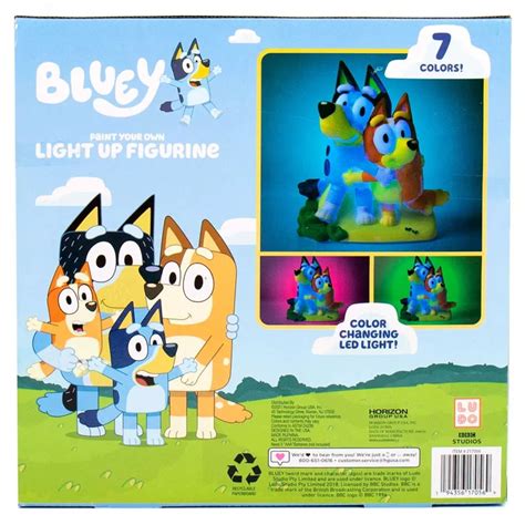 Buy Bluey Paint Your Own Light Up Figurine Online at Lowest Price in ...