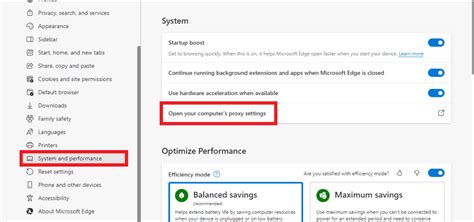 Proxy Setting in Edge 的图像结果