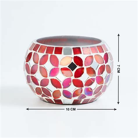 Buy Corsica Mosaic Glass Votive Holder from Corsica by Home Centre at ...