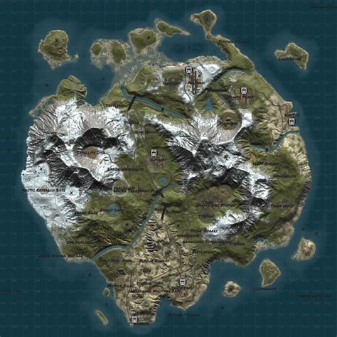 Image result for Rust Island Maps 1 Grid