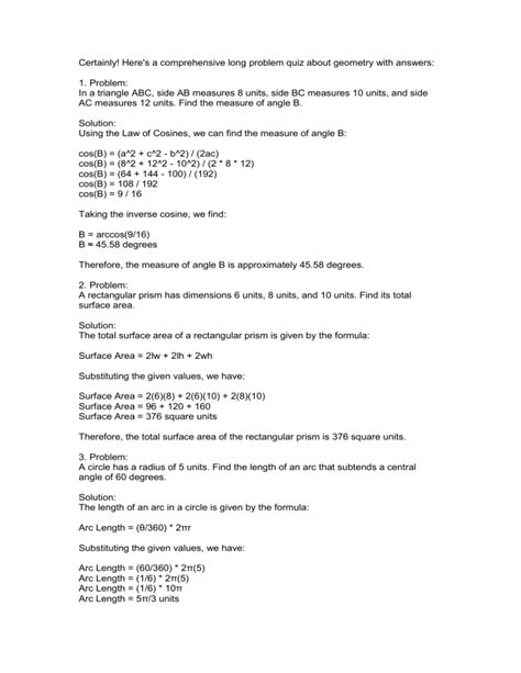 Basic Geometry Questions 的图像结果