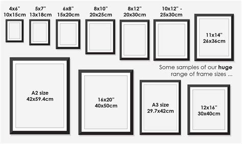 Common Frame Sizes For Posters at Jaxon Monica blog