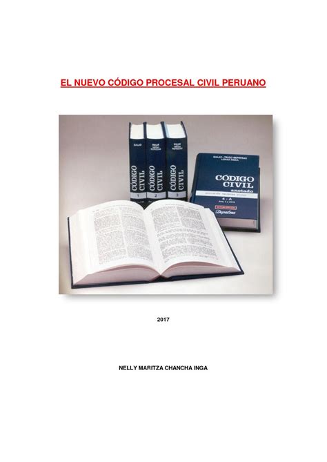 Calaméo - El Nuevo Código Procesal Civil Peruano