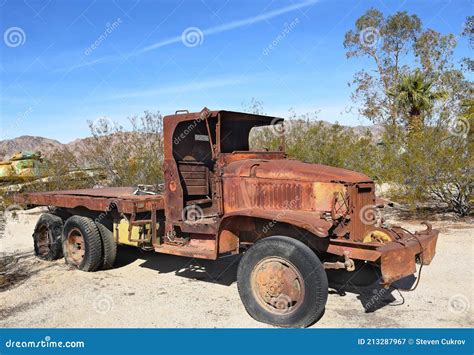 CHIRIACO SUMMIT, CA - DECEMBER 10, 2016: a Rusted Military Truck . the ...