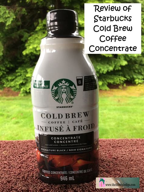 Review of Starbucks Cold Brew Coffee Concentrate - The Lifestyle Digs