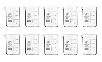 OCTA Borosilicate 3.3 Glass Beaker with Graduation Marks Beaker for ...